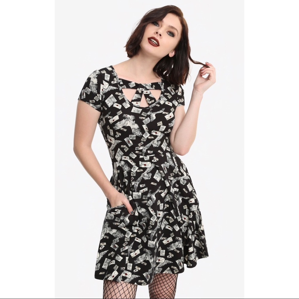 NEW Harry Potter Owl and Letters Skater Dress